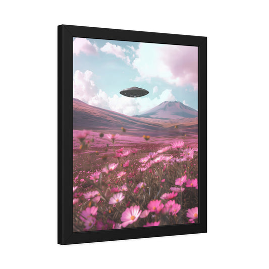 UFO Flower Mid Century Modern Wall Print