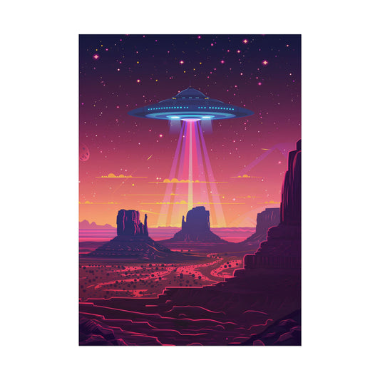 Pop art UFO Print