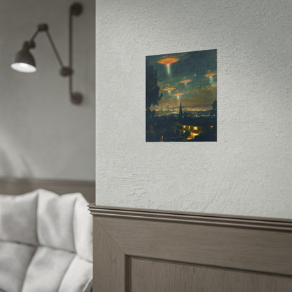 Hollywood UFO Rolled Poster