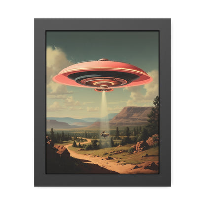 Moose Abduction Wall Print