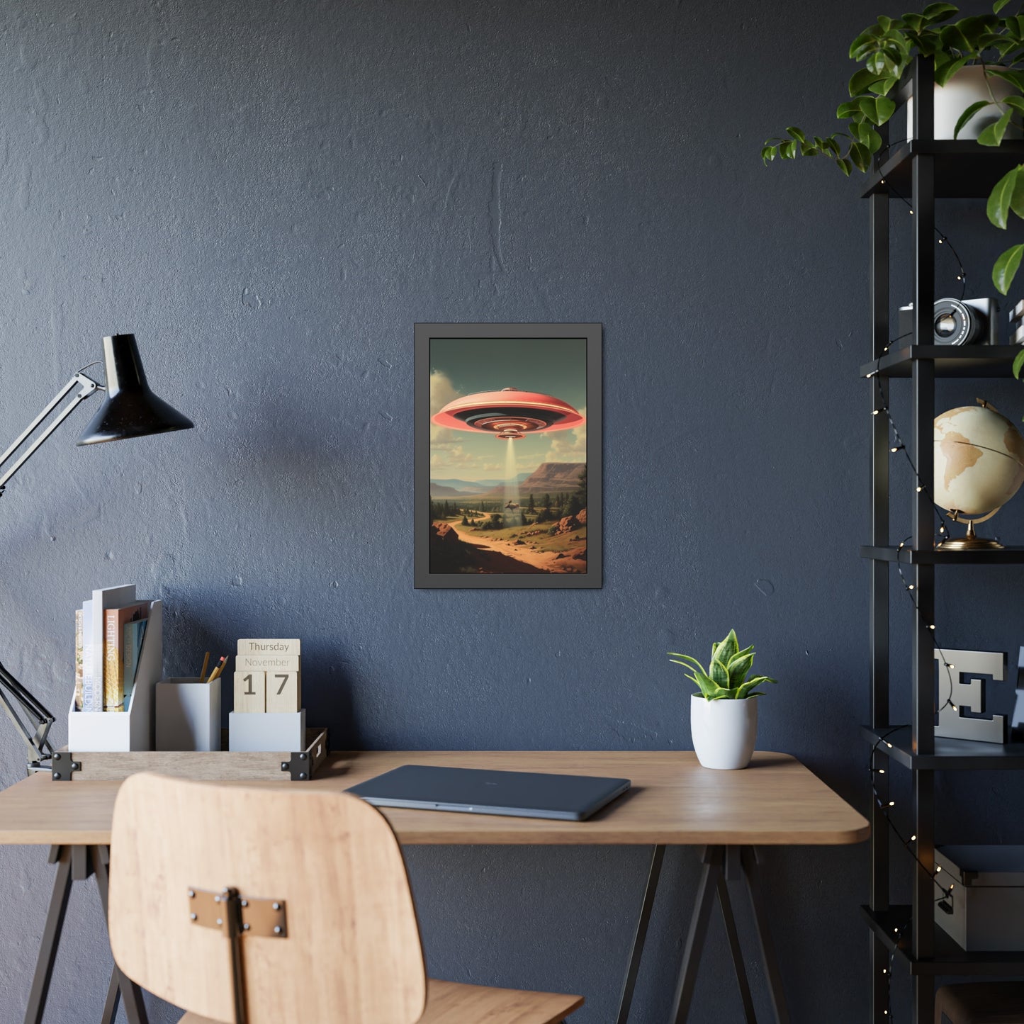 Moose Abduction Wall Print